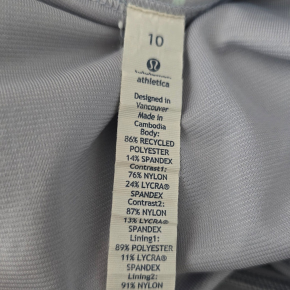 Lululemon Athetica Women's Green Orange Athletic Running Short's 10 - Picture 4 of 5